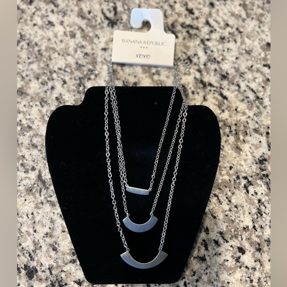 Banana Republic Jewelry - Triple Layered Bar Necklace